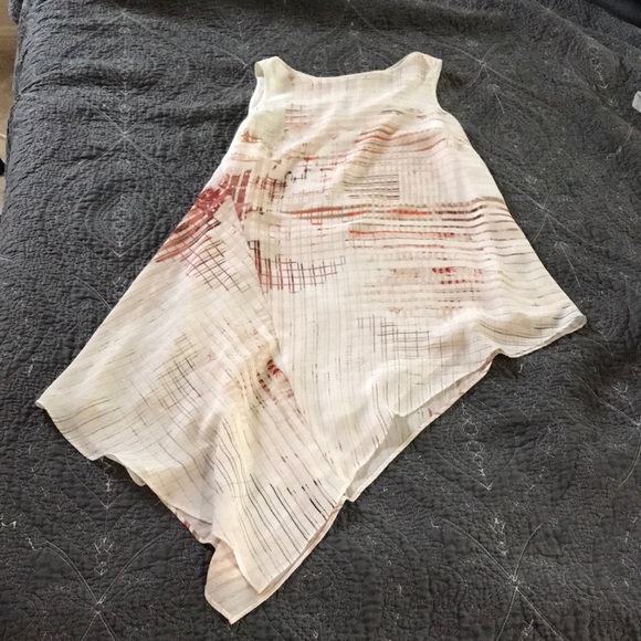 WHBM- Asymmetrical blouse-XXS - Picture 1 of 10